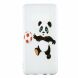 Силіконовий (TPU) чохол Deexe Pretty Glossy для Samsung Galaxy S10e (G970), Panda Plays Football
