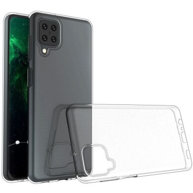Силиконовый (TPU) чехол Deexe UltraThin для Samsung Galaxy A12 (A125) / A12 Nacho (A127) - Transparent