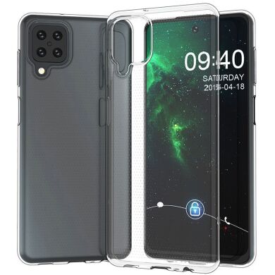 Силиконовый (TPU) чехол Deexe UltraThin для Samsung Galaxy A12 (A125) / A12 Nacho (A127) - Transparent