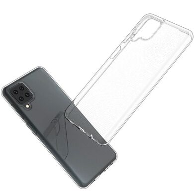 Силиконовый (TPU) чехол Deexe UltraThin для Samsung Galaxy A12 (A125) / A12 Nacho (A127) - Transparent
