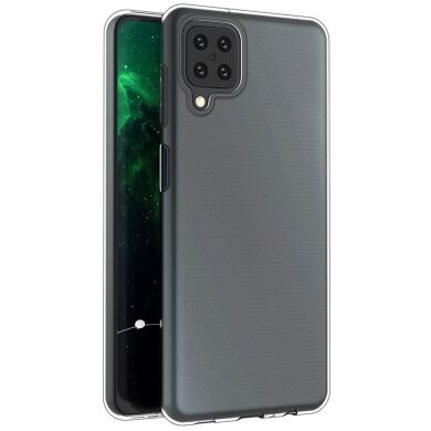 Силиконовый (TPU) чехол Deexe UltraThin для Samsung Galaxy A12 (A125) / A12 Nacho (A127) - Transparent