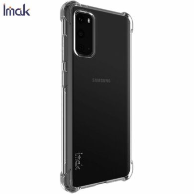 Силиконовый (TPU) чехол IMAK Airbag Case для Samsung Galaxy S20 (G980) - Transparent