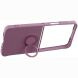 Силиконовый (TPU) чехол с кольцом Deexe Color Shell (FF) для Samsung Galaxy Flip 8 - Purple. Фото 3 из 5