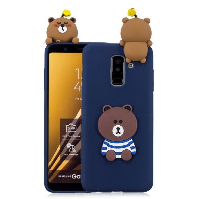 Силіконовий (TPU) чохол UniCase 3D Cartoon Pattern для Samsung Galaxy A6+ 2018 (A605), Rilakkuma with Sweater