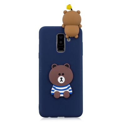 Силіконовий (TPU) чохол UniCase 3D Cartoon Pattern для Samsung Galaxy A6+ 2018 (A605), Rilakkuma with Sweater