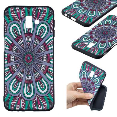 Силіконовий (TPU) чохол UniCase Color Style для Samsung Galaxy J6+ (J610) - Symmetric Embossment Patterned TPU