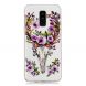 Силиконовый (TPU) Deexe LumiCase для Samsung Galaxy A6+ 2018 (A605) - Flowered Elk. Фото 1 из 6