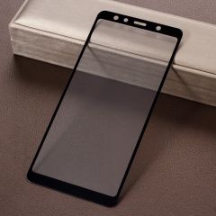 Защитное стекло Deexe Full Coverage для Samsung Galaxy A7 2018 (A750) - Black