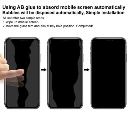 Защитное стекло IMAK Privacy 9H Protect для Samsung Galaxy S25 Edge (S937) - Black