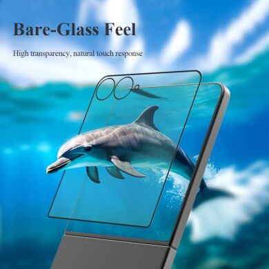Защитное стекло LEREACH Tempered Glass Full Screen Protector для Samsung Galaxy Flip 8 / Flip7 - Black