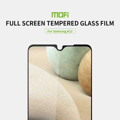 Защитное стекло MOFI Full Glue Protect для Samsung Galaxy A12 (A125) / A12 Nacho (A127) - Black