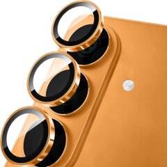 Защитное стекло на камеру RURIHAI Lens Protector для Samsung Galaxy S26 Plus (S947) / Galaxy S26 (S942) - Orange