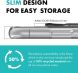 Защитный чехол CLCKR Stand & Grip Case для Samsung Galaxy S23 Plus (S916) 52965 - Clear / Black. Фото 6 из 9
