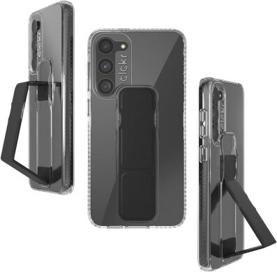 Защитный чехол CLCKR Stand & Grip Case для Samsung Galaxy S23 Plus (S916) 52965 - Clear / Black