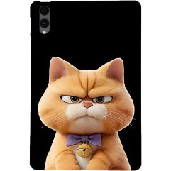 Защитный чехол Deexe Animal Series для Samsung Galaxy Tab S12 Plus - Garfield Cat