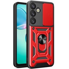 Захисний чохол Deexe Armor Shield для Samsung Galaxy S26 Plus - Red