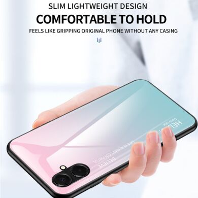 Защитный чехол Deexe Gradient Color для Samsung Galaxy A07 (A075) - Purple