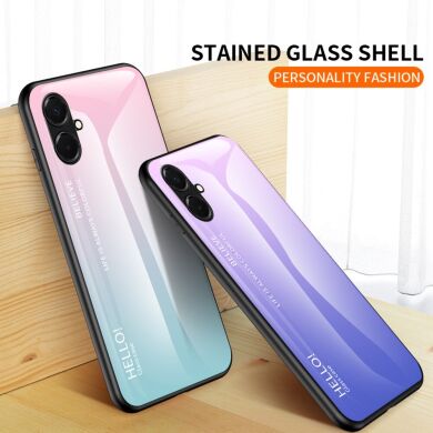 Защитный чехол Deexe Gradient Color для Samsung Galaxy A07 (A075) - Purple