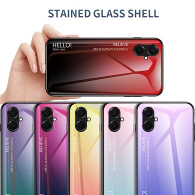 Защитный чехол Deexe Gradient Color для Samsung Galaxy A07 (A075) - Purple