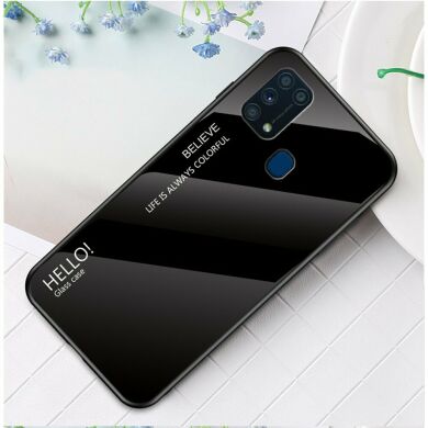 Защитный чехол Deexe Gradient Color для Samsung Galaxy M31 (M315) - Black