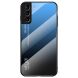 Защитный чехол Deexe Gradient Color для Samsung Galaxy S22 - Black / Blue. Фото 1 из 7