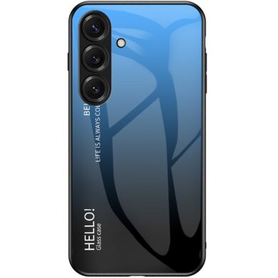 Захисний чохол Deexe Gradient Color для Samsung Galaxy S26 Plus - Blue / Black