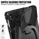 Защитный чехол Deexe Hand Grip для Samsung Galaxy Tab S10 FE Plus - Navy Blue. Фото 7 из 17