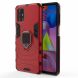 Захисний чохол Deexe Hybrid Case для Samsung Galaxy M51 (M515) - Red