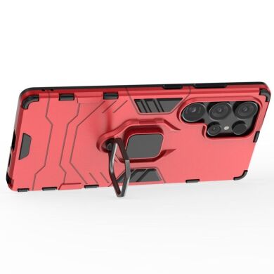 Защитный чехол Deexe Hybrid Case для Samsung Galaxy S25 Ultra (S938) - Red