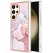 Захисний чохол Deexe Marble Style для Samsung Galaxy S24 Ultra - Rose Gold