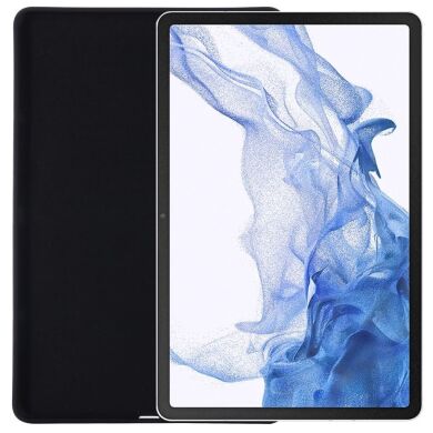 Захисний чохол Deexe Silicone Shell для Samsung Galaxy Tab S9 / S9 FE (X710/716/510) - Black