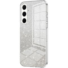 Защитный чехол Deexe Sparkles Cover для Samsung Galaxy A56 (A566) - Transparent