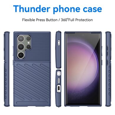 Защитный чехол Deexe Thunder Series для Samsung Galaxy S24 Ultra - Black