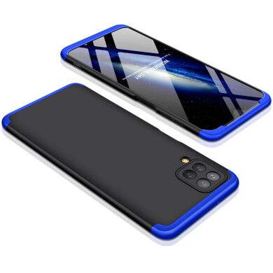 Защитный чехол GKK Double Dip Case для Samsung Galaxy A12 (A125) / A12 Nacho (A127) - Black / Blue