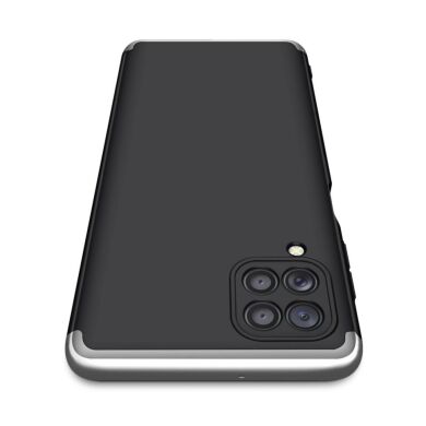 Защитный чехол GKK Double Dip Case для Samsung Galaxy M62 - Black / Silver