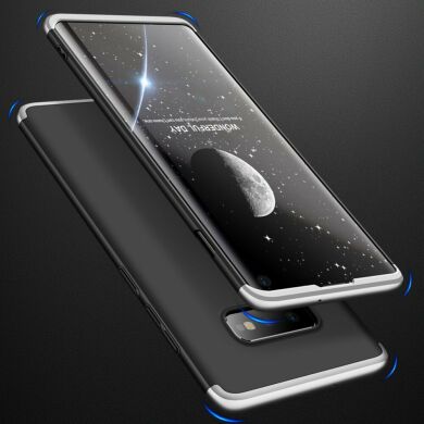Защитный чехол GKK Double Dip Case для Samsung Galaxy S10e (G970) - Black / Silver