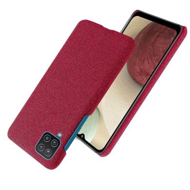 Защитный чехол KSQ Cloth Style для Samsung Galaxy A12 (A125) / A12 Nacho (A127) - Red