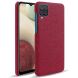 Защитный чехол KSQ Cloth Style для Samsung Galaxy A12 (A125) / A12 Nacho (A127) - Red. Фото 1 из 6