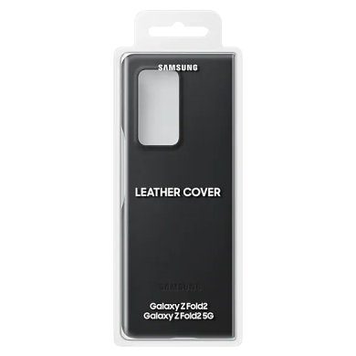 Защитный чехол Leather Cover для Samsung Galaxy Fold 2 EF-VF916LBEGRU - Black