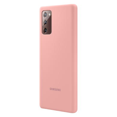 Захисний чохол Silicone Cover для Samsung Galaxy Note 20 (N980) EF-PN980TAEGRU - Copper Brown
