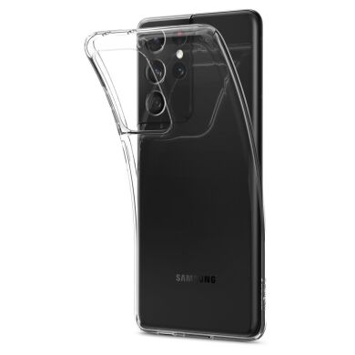 Захисний чохол Spigen (SGP) Liquid Crystal для Samsung Galaxy S21 Ultra (G998) - Crystal Clear