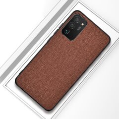 Защитный чехол UniCase Cloth Texture для Samsung Galaxy S20 FE (G780) - Brown
