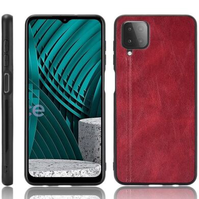 Защитный чехол UniCase Leather Series для Samsung Galaxy A12 (A125) / A12 Nacho (A127) / M12 (M127) - Red