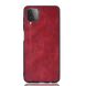 Защитный чехол UniCase Leather Series для Samsung Galaxy A12 (A125) / A12 Nacho (A127) / M12 (M127) - Red. Фото 2 из 10