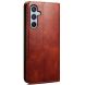 Защитный чехол UniCase Leather Wallet для Samsung Galaxy S24 FE (S721) - Brown. Фото 6 из 6