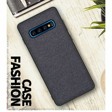 Защитный чехол UniCase Texture Style для Samsung Galaxy S10 (G973) - Dark Blue