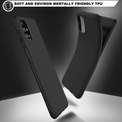 Защитный чехол UniCase Twill Soft для Samsung Galaxy M31s (M317) - Black
