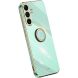 Захисний чохол XINLI Porcelain Magnetic для Samsung Galaxy S25 FE (S731) - Cyan
