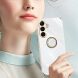 Захисний чохол XINLI Porcelain Magnetic для Samsung Galaxy S25 FE (S731) - Cyan