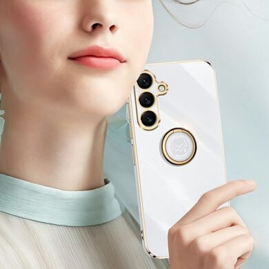 Захисний чохол XINLI Porcelain Magnetic для Samsung Galaxy S25 FE (S731) - Cyan
